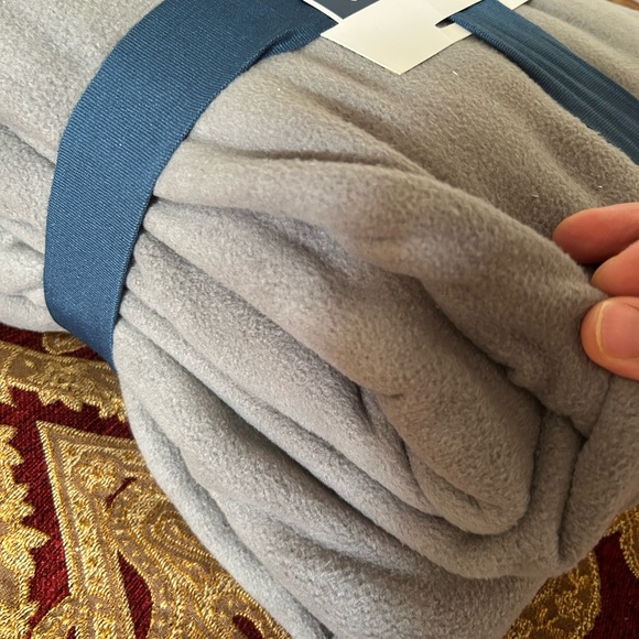 The Big One Soft Gray Fleece Blanket - Picture 3 of 5